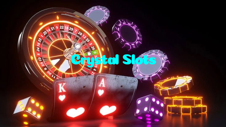 Crystal Slots casino presented on mobile device in Pakistan with slots and live games